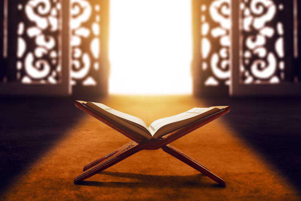 The Holy Quran open